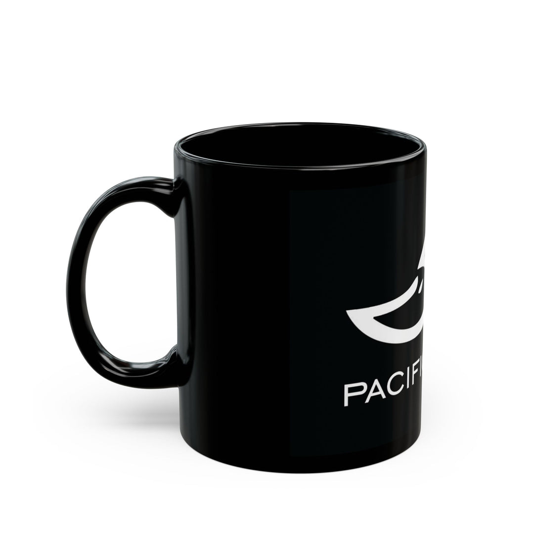 Black Logo Mug — Pacific Calls Coffee Cup (11oz & 15oz)