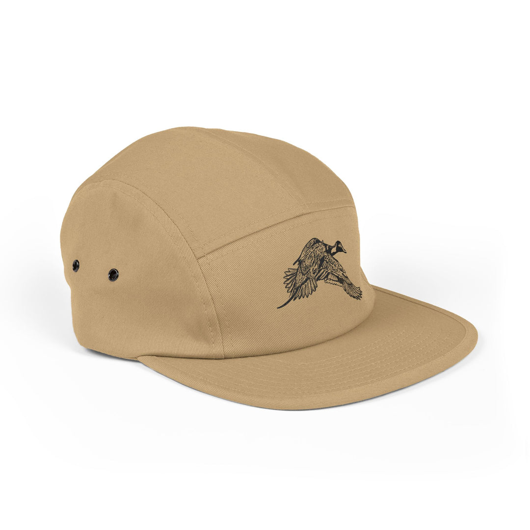 Pinner 5-panel waterfowl hunting cap side view