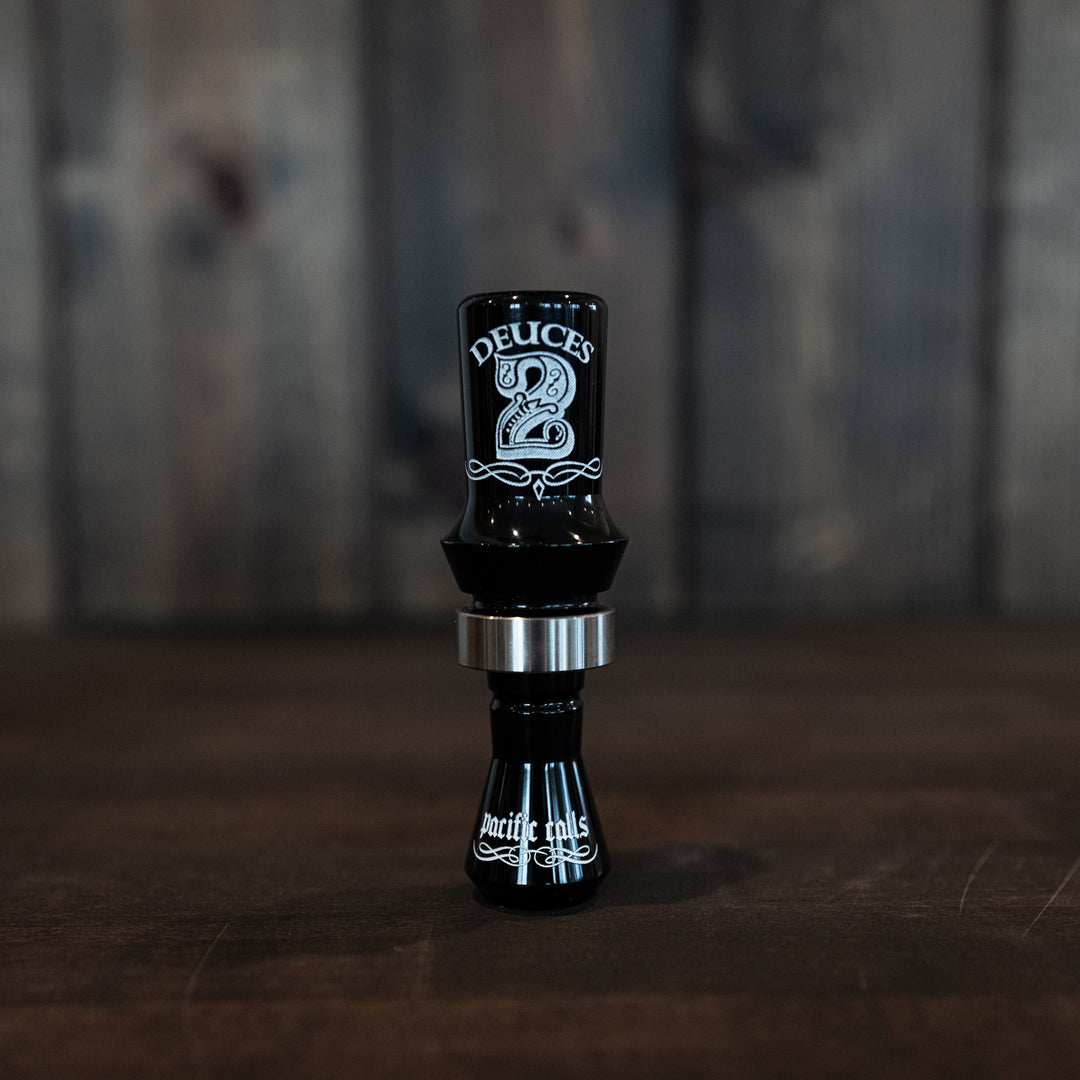 Deuces double reed duck call