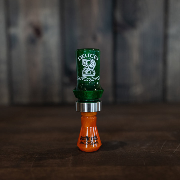Deuces double reed duck call