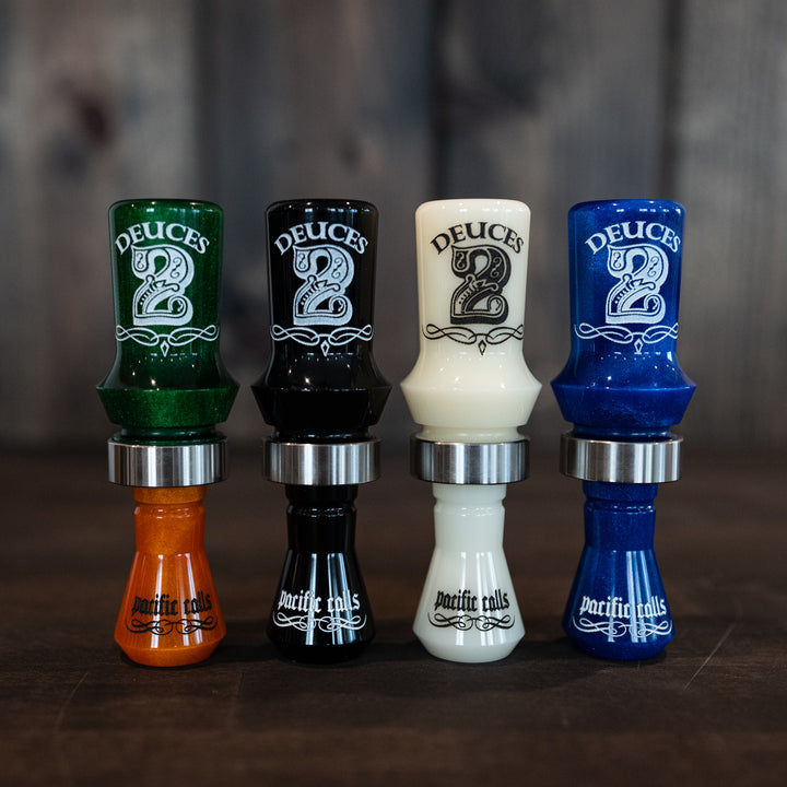 Deuces double reed duck call